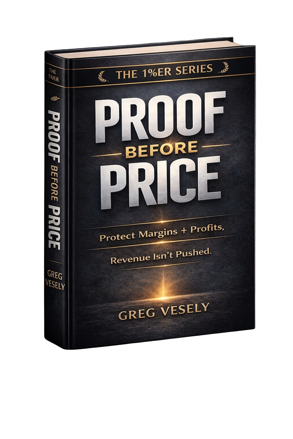 Proof Before Price book cover by Greg Vesely